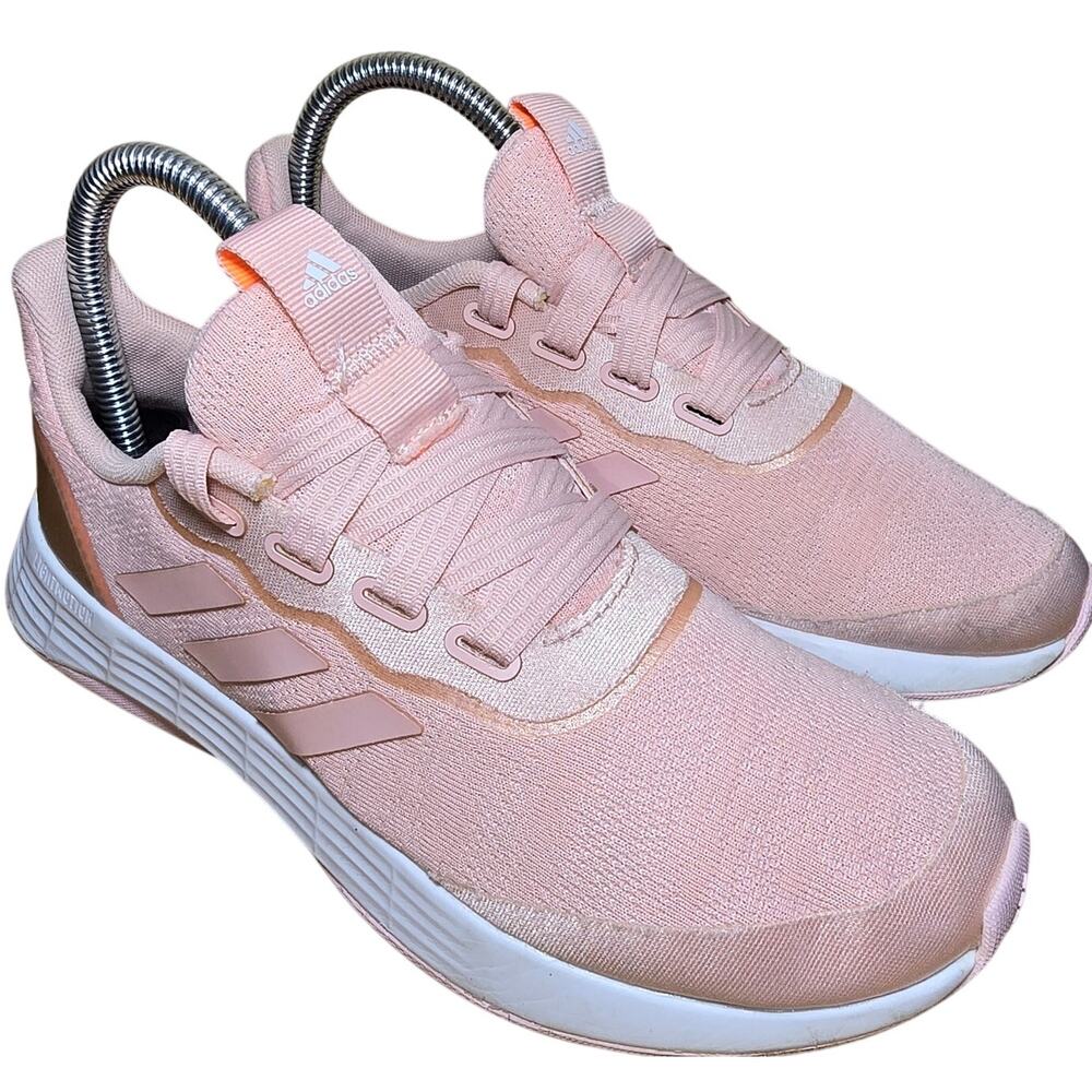 Adidas QT Racer Sport Vapour Pink Womens Running Walking Shoes Size 6 Excellent